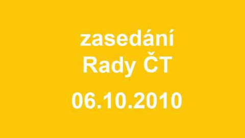 Jednání Rady České televize - 16. jednání Rady ČT v roce 2010