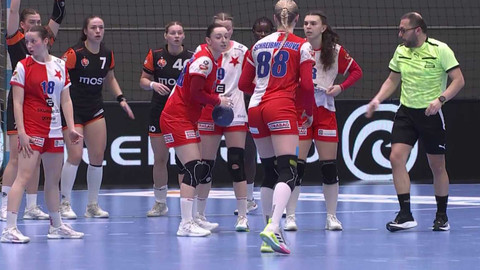 Házená - DHK Baník Most - DHC Slavia Praha