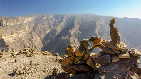 Na cestě - Na cestě po ománském pohoří Al-Hadžar