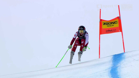 MS v alpském lyžování 2025 Rakousko - Sjezd týmové kombinace žen