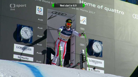 MS v alpském lyžování 2017 Švýcarsko - Sjezd pro kombinaci mužů