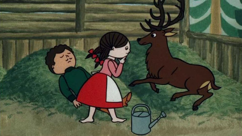 O hajném Robátkovi a jelenu Větrníkovi - 7/13 Jak divoké prase Karbous napravovalo skalku