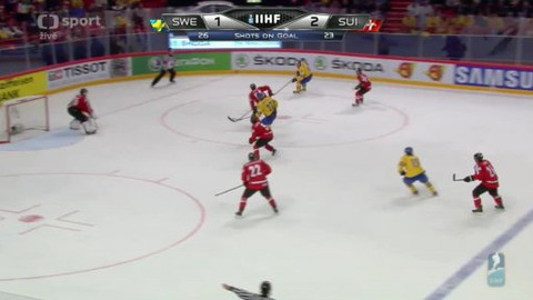 MS v ledním hokeji 2013 Finsko a Švédsko - Švédsko - Švýcarsko