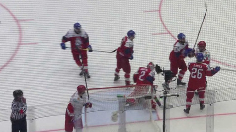 MS v ledním hokeji hráčů do 20 let 2020 Česká republika - Česko - Rusko