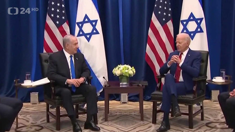 90’ ČT24 - Benjamin Netanjahu promluví v Kongresu a setká se s Bidenem i Trumpem