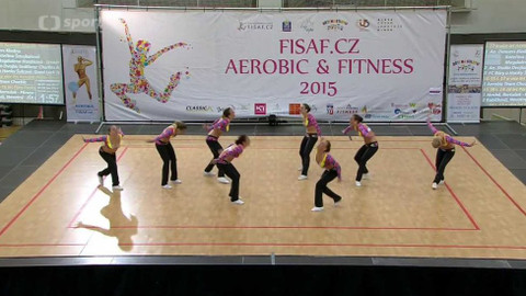 Aerobik - M ČR ve sportovním aerobiku 2015 Mladá Boleslav