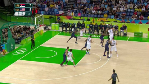 XXXI. letní olympijské hry 2016 Rio de Janeiro - Basketbal: Srbsko - USA (muži)