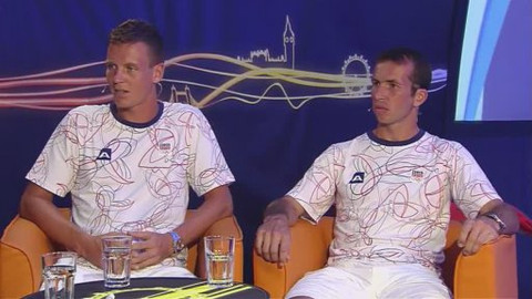 ČEZ Point Londýn - Tomáš Berdych a Radek Štěpánek