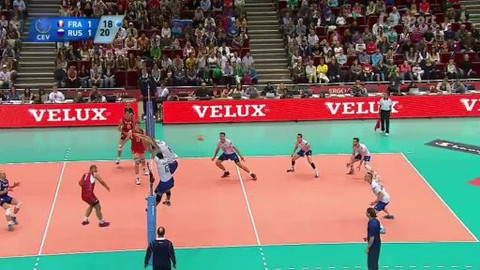 ME ve volejbalu mužů 2013 - Francie - Rusko