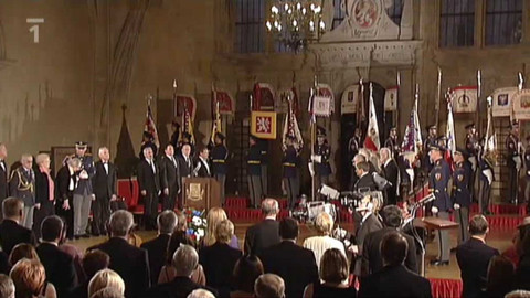 Předávání státních vyznamenání prezidentem republiky - 28. října 2009