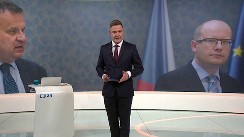 90’ ČT24 - Premiér navrhl odvolat ministra Jana Mládka