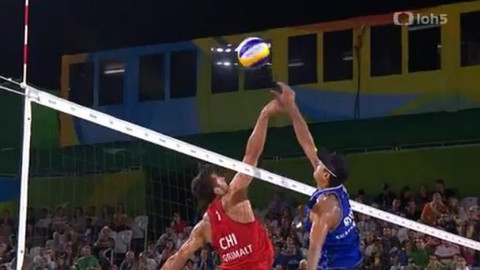 XXXI. letní olympijské hry 2016 Rio de Janeiro - Plážový volejbal: Rusko – Chile (muži)