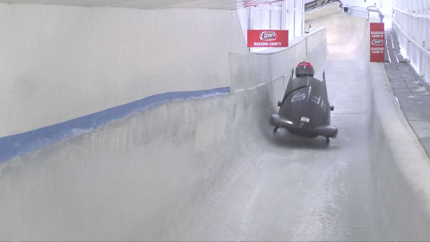 MS v jízdě na bobech a skeletonu 2025 USA - 1. kolo monobobu žen