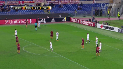 Evropská liga UEFA - AS Řím - FC Viktoria Plzeň