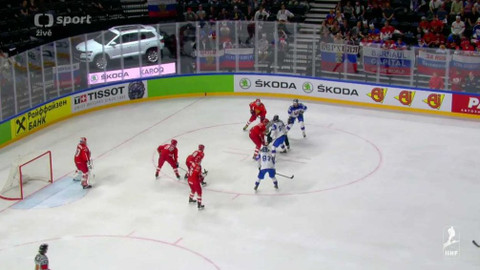 MS v ledním hokeji 2018 Dánsko - Rusko - Slovensko