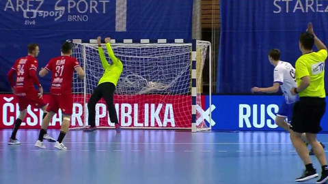 Házená - Česko - Rusko