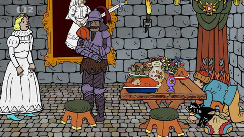 Honza a beránek - 4/7 Jak naučili rytíře Kuneše dobrým mravům