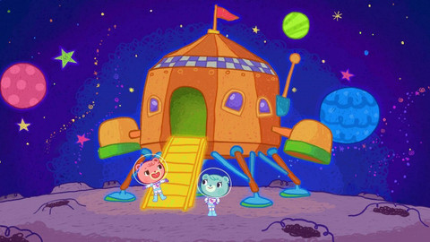 Tish a Tash - Vesmírná loď