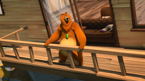 Méďa a lumíci - Chatrč v pohybu