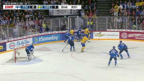 MS v hokeji do 20 let 2016 Finsko - Švédsko - Finsko