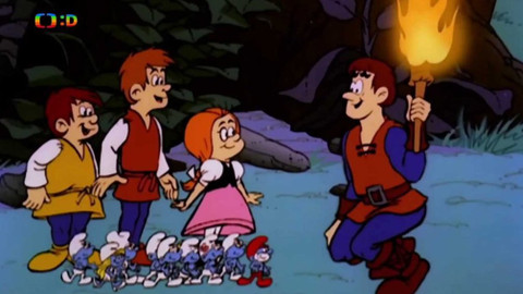 Šmoulové - Kamarádka Šmoulinka/Mlsoun drží dietu