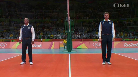 XXXI. letní olympijské hry 2016 Rio de Janeiro - Volejbal: Itálie - Írán (muži)