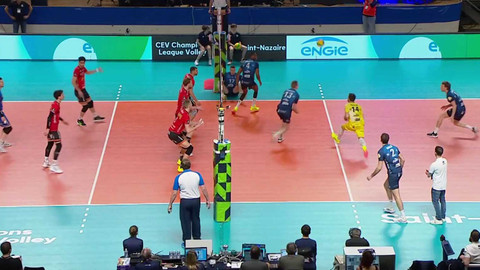 Liga mistrů ve volejbalu - Saint-Nazaire VB Atlantique - VK Jihostroj České Budějovice