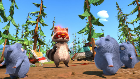 Méďa a lumíci - Maskovaný mýval