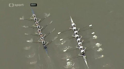 Veslování - Oxford - Cambridge 2013