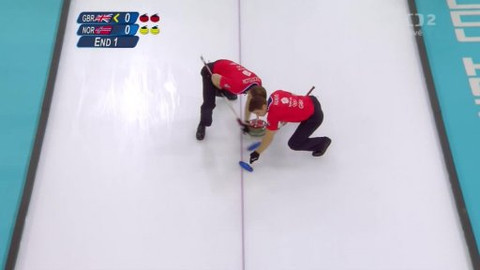 XXII. zimní olympijské hry 2014 Soči - Curling: Velká Británie - Norsko - muži
