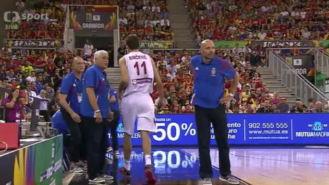 Basketbal - Srbsko - Španělsko