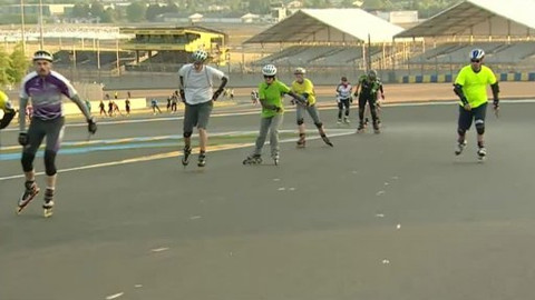 Inline bruslení - 24 hodin Le Mans na inlinech