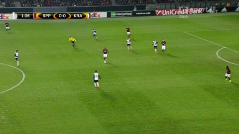 Evropská liga UEFA - AC Sparta Praha - FK Krasnodar