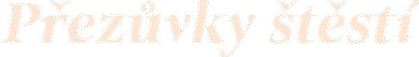 Přezůvky štěstí