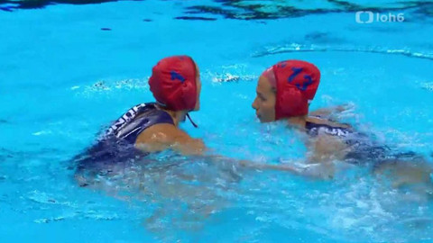 XXXI. letní olympijské hry 2016 Rio de Janeiro - Vodní pólo: Austrálie - Maďarsko (Ž) - čtvrtfinále