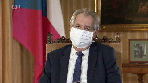 Mimořádné pořady ČT24 - Projev prezidenta republiky Miloše Zemana