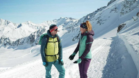 Na skialpech přes hory - Kaunertal