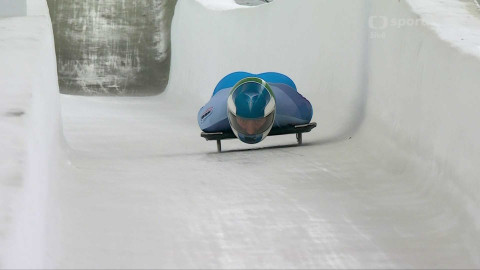 MS v jízdě na bobech a skeletonu 2025 USA - 2. kolo mužů ve skeletonu