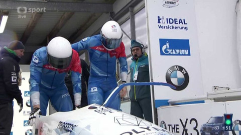 MS v bobech a skeletonu 2020 Německo - 4. jízdy dvojbobu mužů