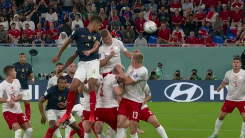 FIFA MS ve fotbale 2022 Katar - Francie - Dánsko