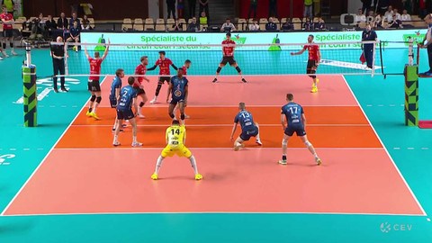 Liga mistrů ve volejbalu - Saint-Nazaire VB Atlantique - VK Jihostroj České Budějovice