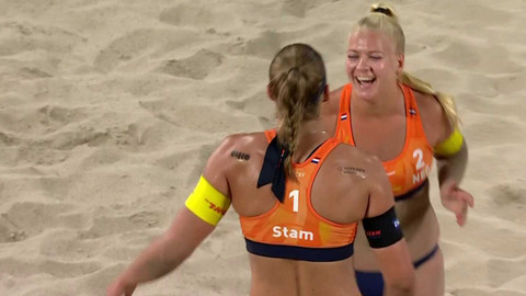 ME v plážovém volejbalu 2024 Nizozemsko - Nizozemsko - Ukrajina