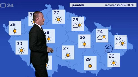 Předpověď počasí - 18. června 2017 17:55