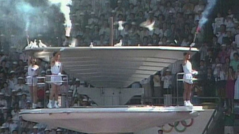 Archiv Z - Slavnostní zahájení XXIV. letních olympijských her Soul 1988