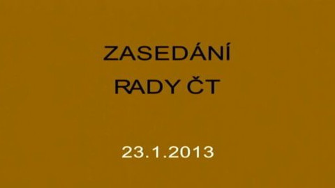 Jednání Rady České televize - 2. jednání Rady ČT v roce 2013