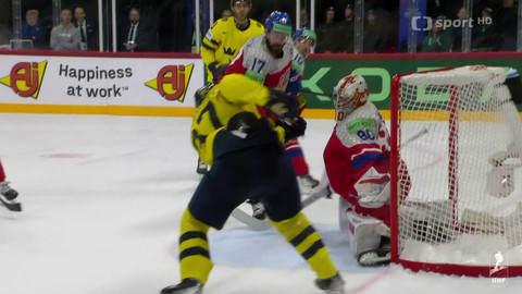 MS v ledním hokeji mužů 2025 Švédsko, Dánsko - Švédsko - Česko