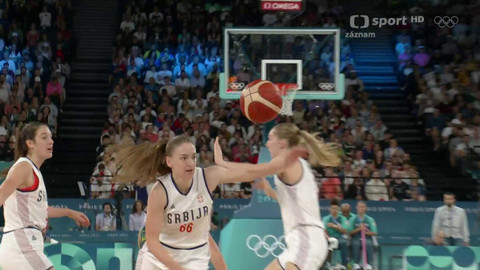 XXXIII. letní olympijské hry 2024 Paříž - Basketbal: Srbsko - Austrálie