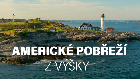 Americké pobřeží z výšky