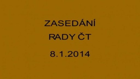 Jednání Rady České televize - 1. jednání Rady ČT v roce 2014