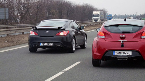 Besipky - Jízda po dálnici